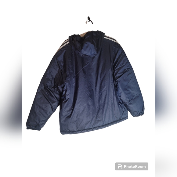 Men's adidas Core Insulated Hooded Jacket - Picture 4 of 6